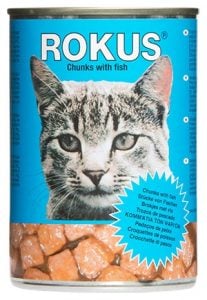 ΤΡΟΦΗ ΓΑΤΑΣ ROKUS ΨΑΡΙ 410gr