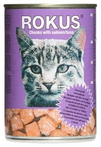 ΤΡΟΦΗ ΓΑΤΑΣ ROKUS ΣΟΛΟΜΟΣ ΤΟΝΟΣ 410gr