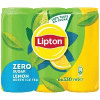 lipton green lemon χωρίς ζάχαρη 330ml