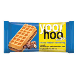 βάφλα yoohoo πραλίνα φουντουκιού