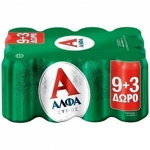 Αλφα κουτί 24X330ml 9+3