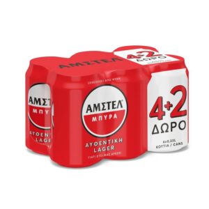 Amstel κουτί 4X6 330ml (4+2)