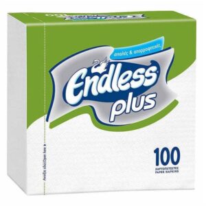 Endless Plus Χαρτοπετσέτες 100Τμχ 30x30cm