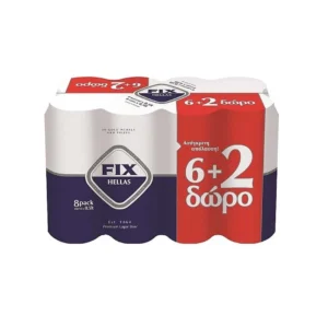 Fix κουτί 330ml (6+2)