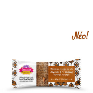 JANNIS ΠΑΣΤΕΛΙ ΜΕ ΜΕΛΙ-ΧΑΡΟΥΠΙ ΚΑΙ ΤΖΙΝΤΖΕΡ 18Χ40ΓΡ