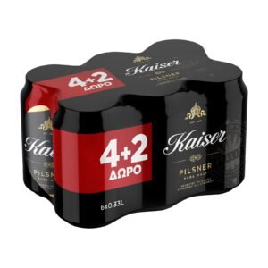 Kaiser κουτί 24X330ml 4X6 (4+2)