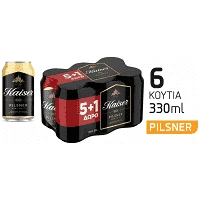 Kaiser κουτί 24X330ml 4X6 (5+1)