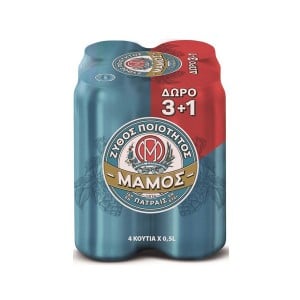 Μάμος κουτί 24X500ml (3+1)