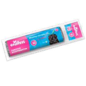 Endless Σακούλες απορριμμάτων μαύρες με κορδόνι