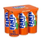 FANTA ΠΟΡΤΟΚΑΛΙ ZERO 330ml 4X6