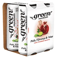 GREEN ΡΟΔΙ-ΤΖΙΝΤΖΕΡ 6X4X330ml