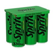 SPRITE ZERO 6x4 330ml