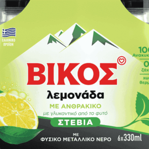 ΒΙΚΟΣ ΛΕΜΟΝΑΔΑ STEVIA 6PACK 330ml